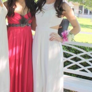 WHITE PROM DRESS